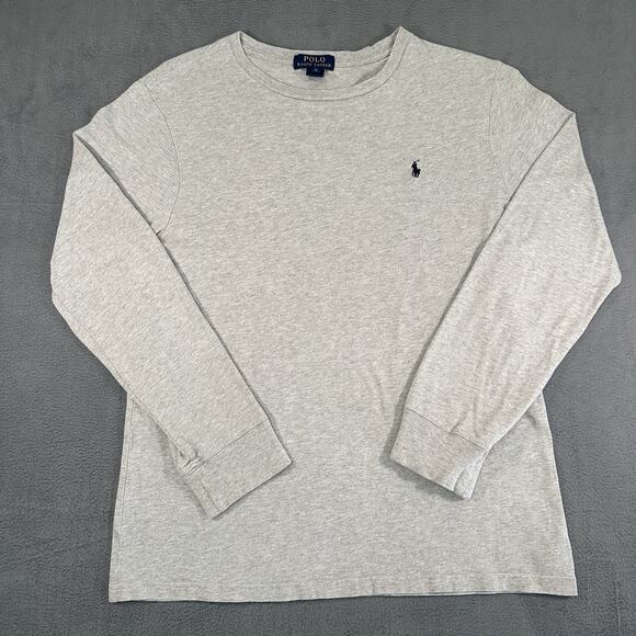 Polo by Ralph Lauren Other - Polo Ralph Lauren Gray Long Sleeve T Shirt Men XL Pony Logo Cotton